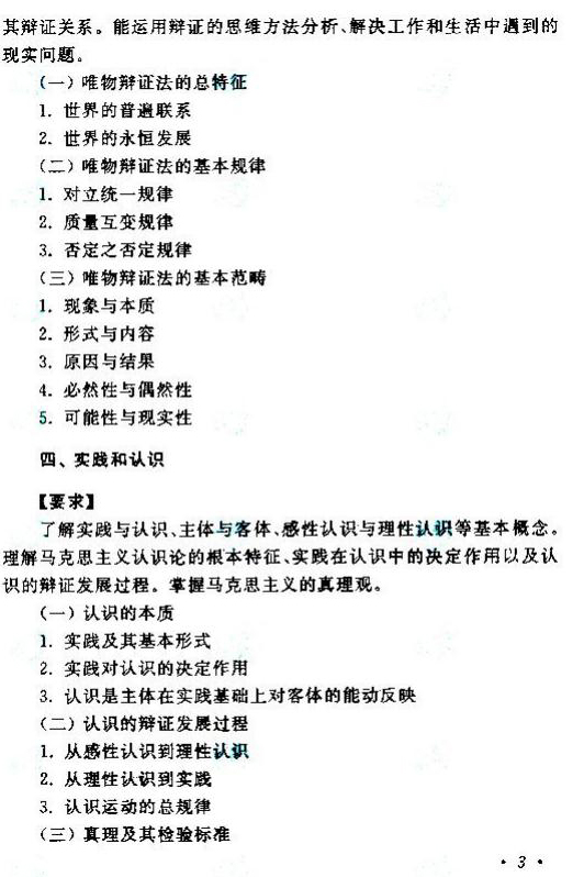 貴州成人高考專升本政治考試大綱