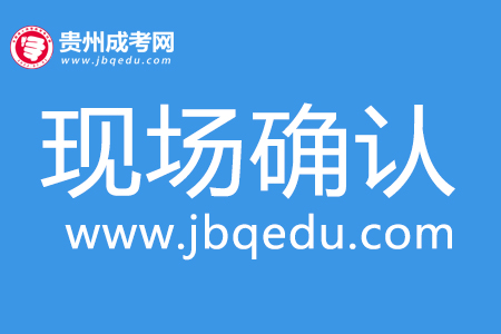 2020年貴陽職業技術學院成考現場確認材料