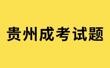 2024年貴州成考高起點《數學》模擬試題(4)